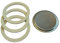 Baldo-direkt Ersatzdichtung Set für Espressokocher - 9 TASSEN Aluminium - 3 x Dichtungsring 1 x Ersatzsieb