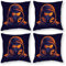 NACHOMACHO CSGO 4 Stück Kissenbezug, Thema Deko Kissenhülle Sofa Kissenbezüge Outdoor Garten Versteckter Reißverschluss Innen Deko 16x16