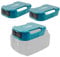 TPDL 2 Pack USB Charger Adapter Compatible with Makita 18V Battery Adapter with USB & Type-C Fast Charging Power Wheel Adapter USB Charger for BL1450, BL1460, BL1815