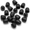 20PCS Nut Caps, Hex M10 Black Plastic Nuts and Bolts Cover PE Material Dome Cap Cover for Nuts and Screws