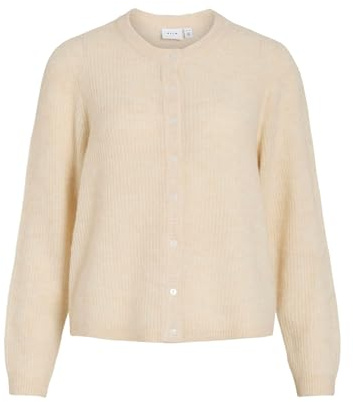 Vila Damen Vilory O-Neck L/S Knit Cardigan- Vilory O-Neck L/S Knit Cardigan-Noos (1er Pack)