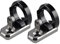 cskky Rear Brake Line Hose Cable Clamp Holder Compatible With KX 80 85 100 125 250 500 KLX 140 140L 140G 250 250S 250R 300R 650 KDX250(Black)