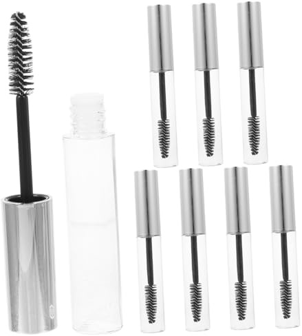 Happyyami 8pcs Eyelash Bottles Portable Empty Mascara Tubes Sealing for Travel Refillable Containers for Mascara and Eyebrow Dye Compact and Lightweight Design