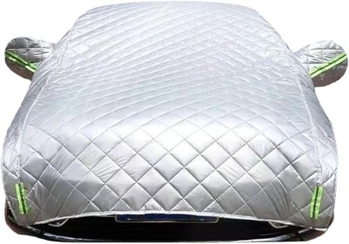 Hagelschutzplane Auto für Hyundai i20 2008-2024, Autogarage Abdeckung Hagelschutz, Auto Halbgarage, Dicke Abdeckung Wasserdicht Atmungsaktiv, Schutz vor Schnee, Frost und Hagel