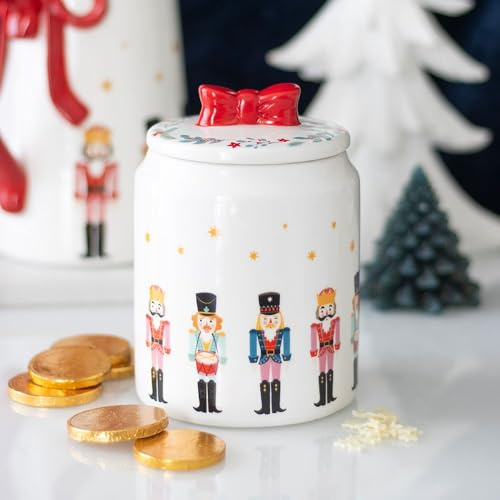 Quitting Hollywood Nutcracker Storage Jar with Bow