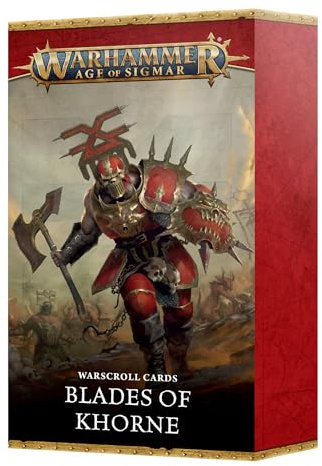 Games Workshop - Warhammer - Age of Sigmar - Warcroll Cards: Blades Of Khorne
