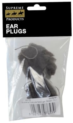 Supreme Products Fleece Earplugs - Brown - Horse