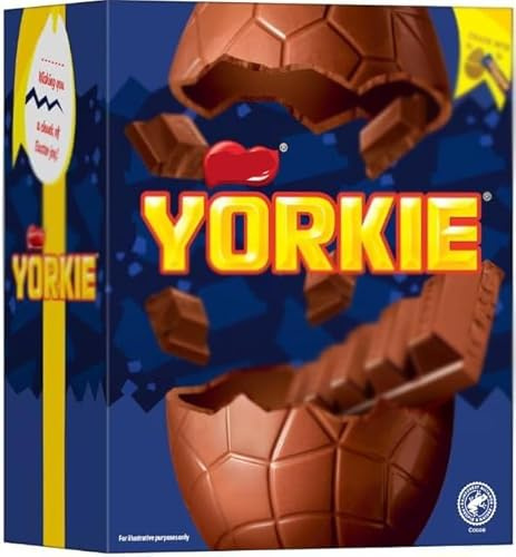 Yorkie Milk Chocolate Easter Egg 196G - For Easter Best gift for Friends & Family