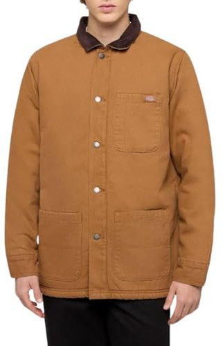 Dickies Mens Relaxed Fit Sanded Duck Carpenter Jeans, Brown Duck, 30W x 32L US
