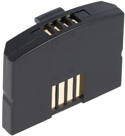 AccuCell Akku kompatibel mit Sennheiser BA300, 500898, IS 410, 3,7 Volt, 150mAh, Ersatzakku mit Schutzelektronik, schwarz