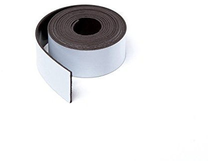 5 x MAGNETBAND Farbe: Weiß, Breite 15 mm für Schneiden und Kennzeichnung Tape