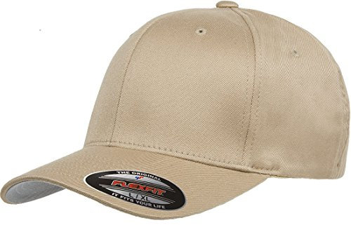Flexfit Herren Baseball Cap Beige kaki Erwachsene Large/X-Large (7 1/8 - 7 5/8)