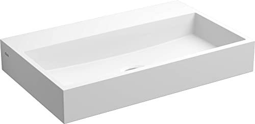 CLOU Mini WashMe Handwaschbecken vorbereitetes Hahnloch 38x24 cm Weiß