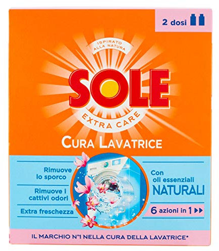 Limpia lavadoras Sole, 7 empaques de 2 unidades de 250 ml (14 unidades, 3500 ml)