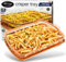 GOTHAM STEEL - Bandeja para Verduras Horno, Bandeja y Cesta de Cobre Antiadherente de 2 Piezas, para freír al Aire, optimo para Hornear y Alimentos crujientes, 13.4 x 11.4 cm