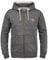 Solid SDCraig Herren Sweatjacke Kapuzenjacke Hoodie mit Kapuze Kordelzug Reißverschluss Kängurutasche Baumwollmischung Regular fit, Größe:M, Farbe:Grey Melange (8236)