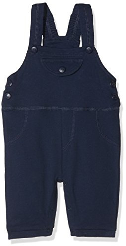 Schnizler Unisex-Baby Sweat-Latzhose Babyhose, Blau (Marine 11), 74