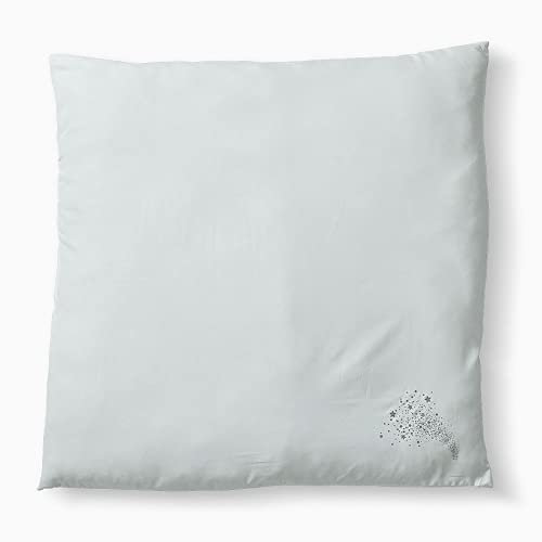 RIBECO GERMANY Mikrofaserkissen Jan, Kopfkissen 80 x 80 cm weiß mit optimaler Stützkraft in jeder Liegeposition, hergestellt aus hochwertiger Mikrofaser, allergikerfreundlich