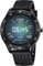 Lotus Smartime Digital Herren Armbanduhr aus Edelstahl mit Armband aus Silikon in der Farbe Schwarz 47 mm