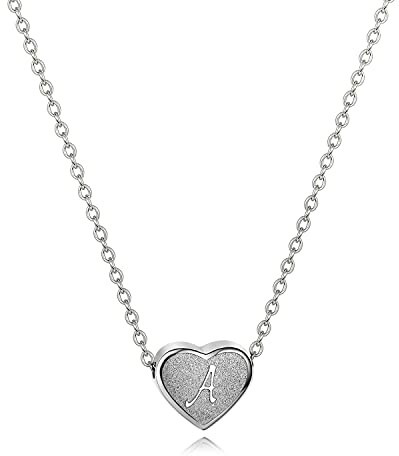 CHENGMEN Dainty Cute Heart Initial Necklace Gold Plated 26 Letter A-Z Necklaces Jewellery for Women Christmas Gifts for Girls