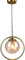 Hobaca® E27 Kreis Kupfer Gold Bernstein Glas nordisch Modern Pendelleuchte Hängelampe Küchenleuchte Esszimmer Hanglamp Wohnzimmer
