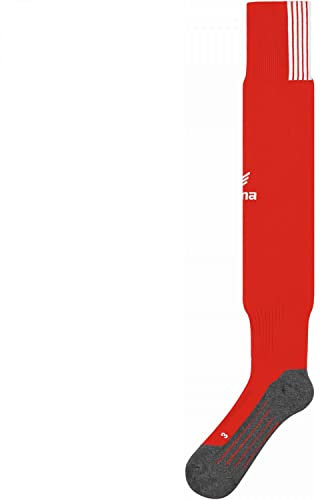 Erima Unisex Madrid Stutzenstrumpf (3182107), rot, 4