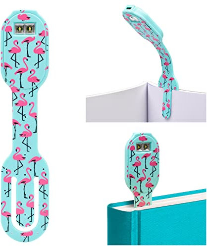 Flexilight wiederaufladbare Leselampe | 2 in 1 Lesezeichen Buch Licht | LED Clip On Leselampe | Kinder und Erwachsene Buchlampe | Buchzubehör | Geschenk für Leser, Buchliebhaber