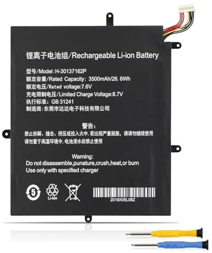 K KYUER 26.6Wh 2666144 Laptop Batería para Teclast F5 F5R MaxBook Y11 H1M6 2-in-1 N4100 11.6-Inch 360 Degree Convertible Series GFL 2666144 H-30137162 H-30137162P 7.6V 3500mAh Notebook Battery