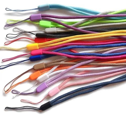 24x Band für Schnapsglas, Schlüssel, Kordel, Keycard, Ausweis, 80cm viele Farben (hellgrün)