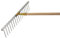 Siena Garden Leichtmetallrechen 62 cm 16 Zinken, verstellbar