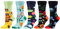 WeciBor Damen Lustige Bunte Socken, 5 Paar Mehrfarbig Blume Motiv, Größe 35-38