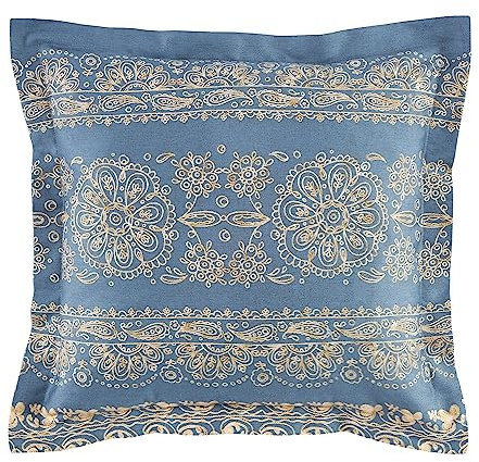 Bassetti Brenta Kissenhülle zu Bettwäsche aus 100% Baumwollsatin in der Farbe Perlgrau G1, Maße: 40x40 cm - 9325892
