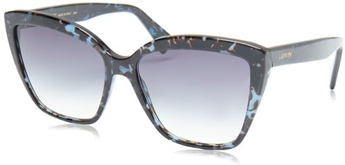 Lanvin LNV617S 273 Havana Invory Sunglasses Woman Acetato, Modified Rectangle, 59