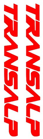 FLYIFE Adesivo Moto Transalp 650 Accessori Decal Impermeabile per H&Onda XLV 600 700 XL600V XL650V XL700V Transalp 2000-2014 2002 Accessori (Color : Rot)