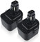 FERRYBOAT Lot de 2 outils électriques sans fil DC9071 3600 mAh 12 V compatibles avec batterie Ni-MH DEWALT DW9071 DW9072 DC9071 DE9037 DE9071 DE9072