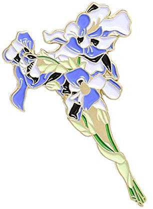 CLSSLVVBN Broches Coloré Tournesol Bijoux Fleur Peinture Émail Épinglettes Femmes Ornements Usage Quotidien Artisanat Chandail, XZ3260