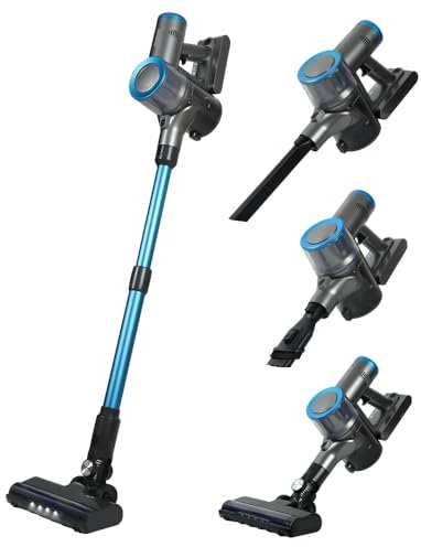 Panana Cordless Vacuum Cleaner, 220W Brushless motor,25000PA Stick Vacuum Cleaner 6 in 1, Powerful Hoover 220W Brushless Motor with LED Headlights, Lightweight Vacuum for Home Hard Floor Pet Car