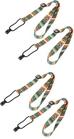 TOYANDONA 4 Stück gitarren zubehör gitarre zubehör Gitarrist Folk Gitarre Gitarrengurt für Musiker Gitarrengurte elektrisch Gitarrengürtel Ukulelengurt Jahrgang Piano-Gürtel