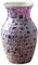 AiiBowy Vase en Mosaïque, Vases Décoration D'intérieur, Vases Verre Vintage, Vase à Fleurs, Décoration Vasen Moderne pour Salon Chambre Table Wedding Party Office (Violet)