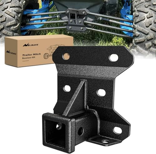 Nilight 5,1 cm Heckstoßstange Anhängerkupplung Empfänger Kit kompatibel für 2017–2023 Can Am Maverick X3/2017–2021 Can Am Maverick Turbo/Max Turbo/X DS/X RS Turbo