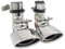 Auto Auspuff Endrohr für Mercedes Benz W211 E300 E280 E260, Verchromte Edelstahl Auspuffrohrspitze Auspuff Schalldämpfer Spitze Schwanz Kehle Auspuffanlage Styling Ersatzzubehör,A/Silver-b