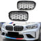 Creyteg F20 Auto Kühlergrill Passend für BM-W 1er F20 F21 2011 2012 2013 2014 Grill Glanz Schwarz Kühlergrill Vorne