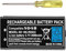 FLSTOR TWL-003 Akku für Nintendo DSi, 2000mAh wiederaufladbarer Lithium-Ionen-Akku für Nintendo DSi, NDSi Spielkonsole, (Nicht für Nintendo DSi XL, DS Lite, DSi LL)
