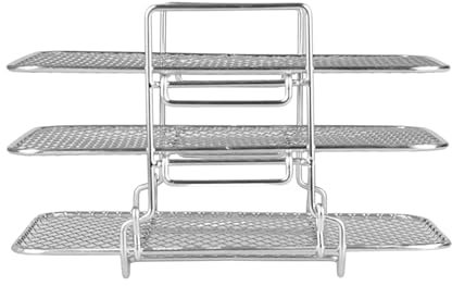 Rack disidratatore in acciaio inossidabile - Vassoio di essiccazione in acciaio inossidabile, stendino da cucina, supporto disidratatore in acciaio inossidabile 304, essiccatore per alimenti