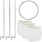 Veesper Jam Making Kit, Nylon Jelly Bags for Straining with Stainless Steel Holder Detachable Washable Jelly Bag Strainer Jam Making Equipment for Juice, Soy Milk & More