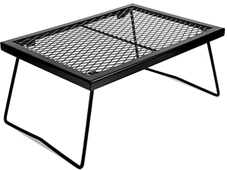 Tacell 1 Stück Tragbarer, Zusammenklappbarer Netztisch für Den Außenbereich, Camping, Leichter Grilltisch für Reisen