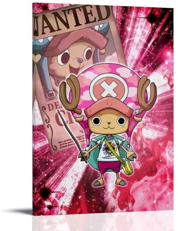 ZBSXLBNG Tony Tony Chopper Poster Decorative Painting Canvas Wall Art Living Room Poster Bedroom Painting 16 x 24 Inch (40 x 60 cm)