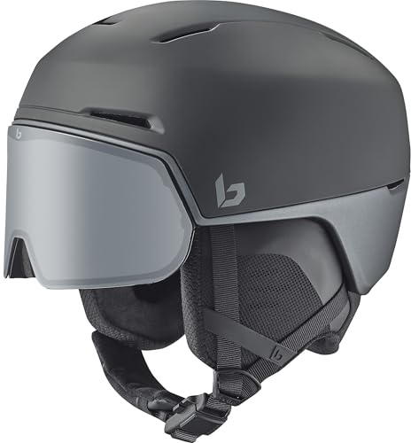 Bollé - X-Fusion, Black Steel Matte, Photochromic Silver, Medium, Snow Helmets, Unisex, Adult