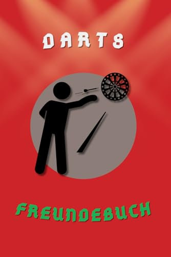 Freundebuch für Dartspieler | für bis zu 30 Einträge | Dein Darts Freundschaftsbuch