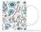 Geschenke Mall Personalisierte Opa, Papa Und Enkelkinder Hand In Hand Tasse - Personalisierte Geschenke für Papa zum Vatertag